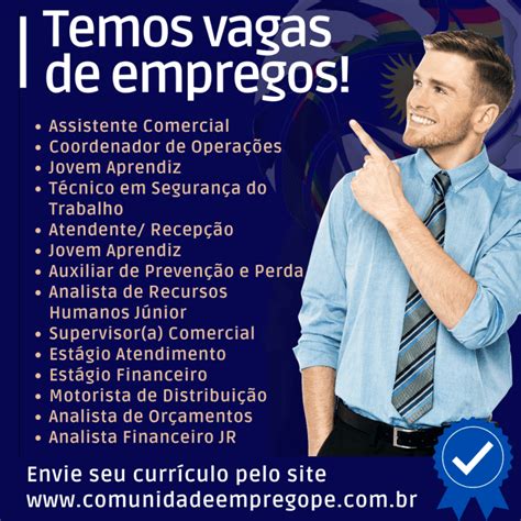 Oportunidades De Emprego Em Pernambuco No Comunidade De Emprego Em 10