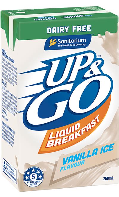 Upandgo Dairy Free Vanilla Ice Flavour Upandgo