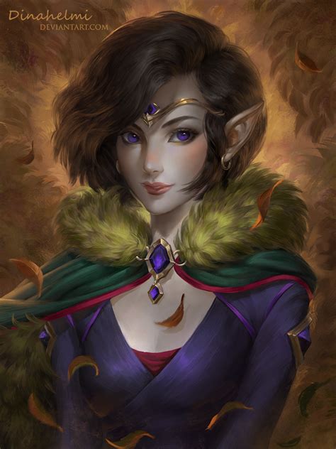 Commissionskyra By Denahelmi Female Elf Princess Wizard Warlock