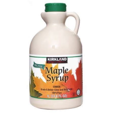 Kirkland Kirkland Signature Organic Maple Syrup 1L Shopee Singapore