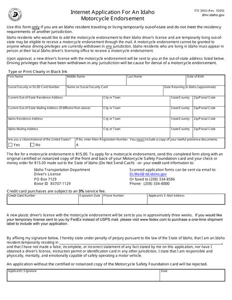 Form Itd3063 Fill Out Sign Online And Download Fillable Pdf Idaho