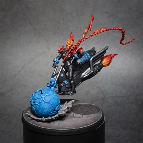 Cosmic Ghost Rider From Marvel Crisis Protocol By Atomic Mass Games 40mm R Minipainting