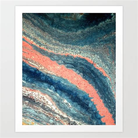 Marble Art V 6 Art Print by 83 Oranges Free Spirits | Society6