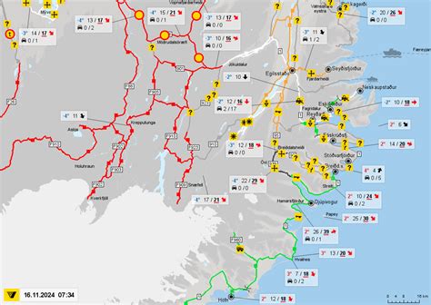 Road conditions in east Iceland | Road conditions in east Iceland | The ...