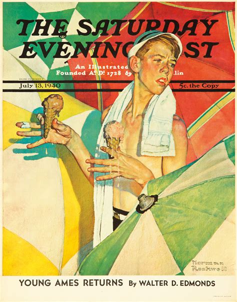 Saturday Evening Post Cover By Norman Rockwell July 1940 Tumblr Pics