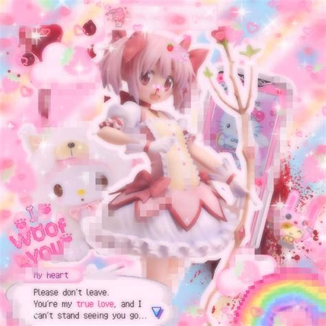 𖦹 ˖꒦꒷⋆madoka ️ ★̶̲ 𖥻 ִ ۫𓍯 ִֶָ 🐾 ˖࣪ Cute Anime Wallpaper Madoka