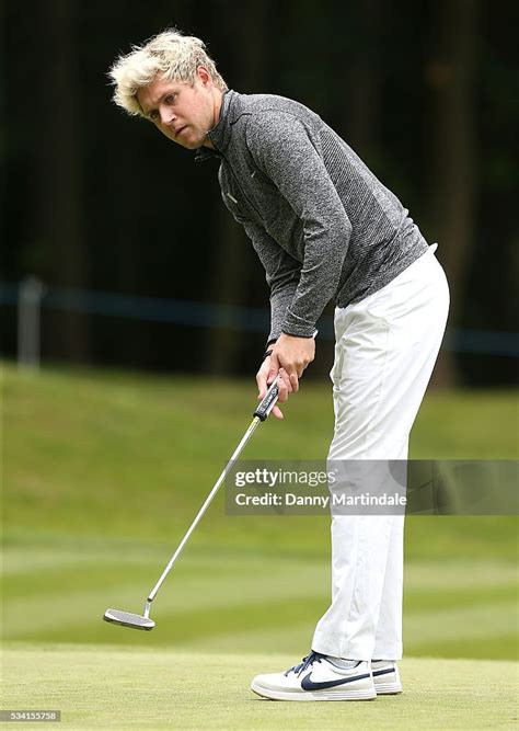 Niall Horan Plays In The Bmw Pga Celebrity Pro Am Golf Championship