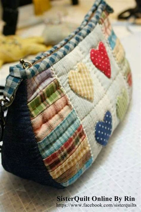 Pin De Kay Waldron En A Quilt Hex Bolso De Tela De Vaquero Coser