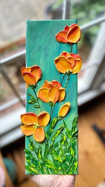 Chinthika Brandstetter On Instagram Paint California Poppies With Me