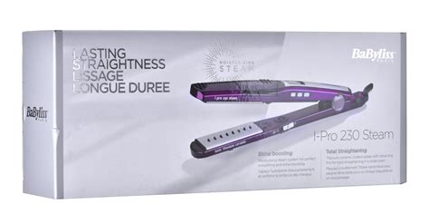 BaByliss PRO BABYLISS plaukų tiesintuvas iPro 230 Steam ST395E