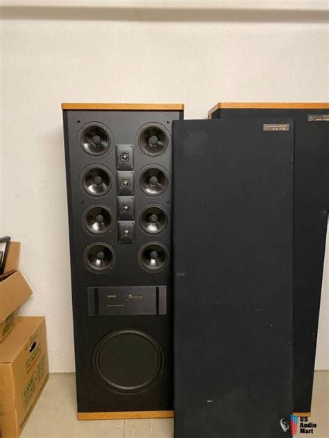 Original Owner Polk Audio Sda Srs 1 2tl Signature Reference Tower Speakers Photo 3331959