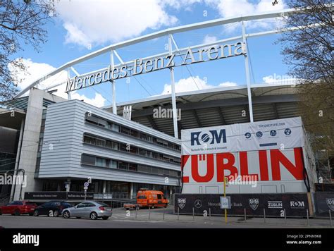 Mercedes-Benz Arena, a home stadium of a German football team VfB ...