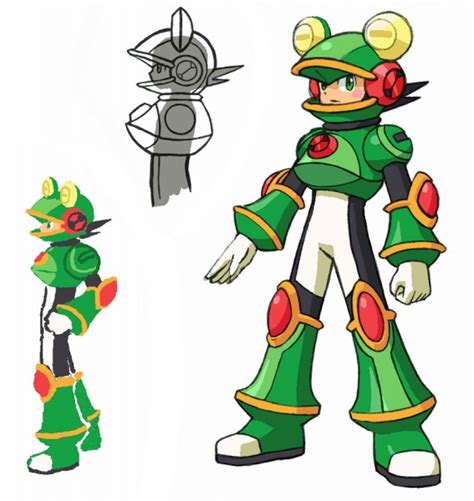 Mega Man Battle Network 5 Team Colonel Concept Art