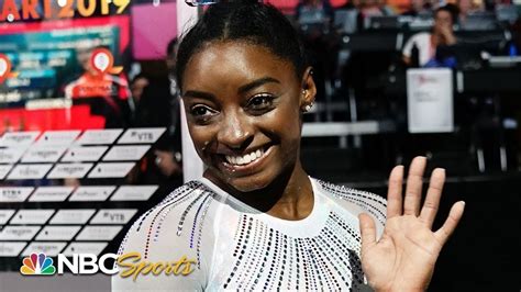 Simone Biles The Goat Wins Her 5th World Title By Record Margin Nbc