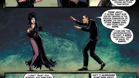 Elvira Meets Hp Lovecraft 5 Preview Cthulhus Cranky Awkening