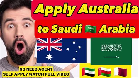 How To Apply Australia Visit Visa From Saudi Arabia Vfs Australia