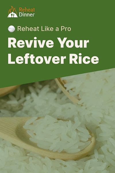 How To Reheat Leftover Rice