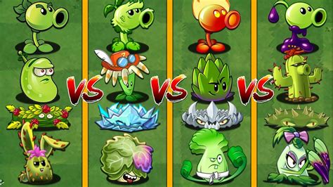 Pvz2 4 Random Teams Plants Vs Team Zombies Which Team Plants Is Op