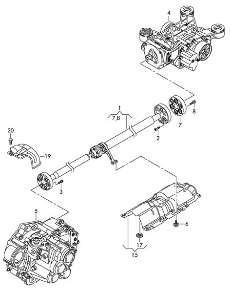 Volkswagen Tiguan 2010 2017 Cardan Shaft Vag Etka Online