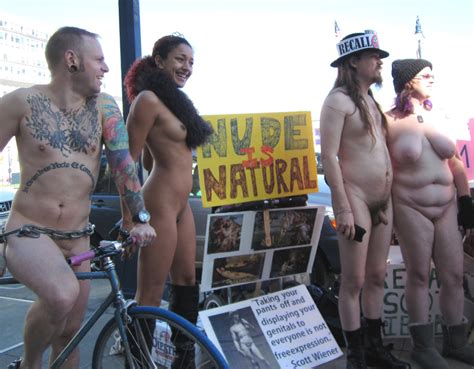 I Don T Know What They Are Protesting For Or Against But I Support Them Being Naked
