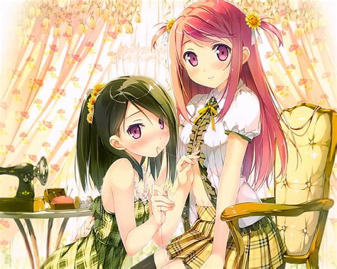 HD Wallpaper Anime Anime Girls Kantoku Original Characters Kurumi