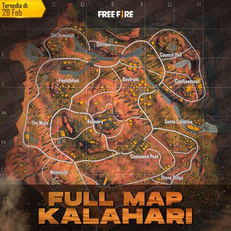 5 Lokasi Akurat Toolbox Map Kalahari Free Fire FF Esportsku