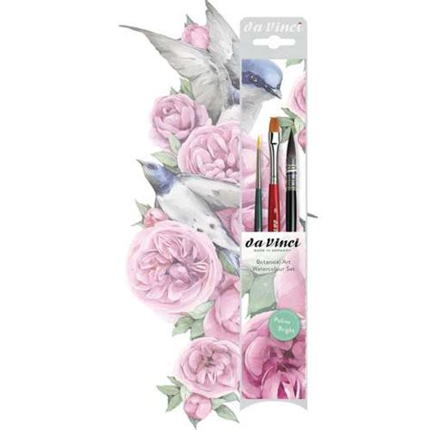 Set De Pinceaux Aquarelle Da Vinci Botanical Art