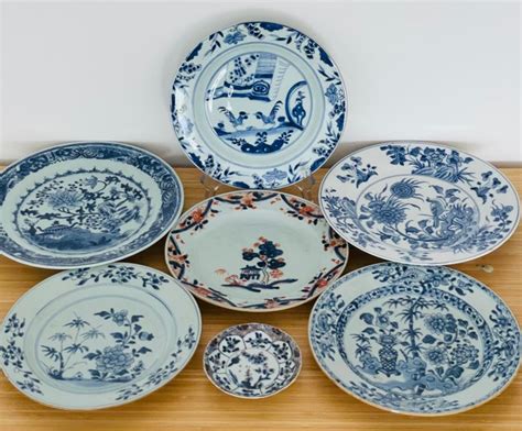 Lot Of Chinese Plates (7) - Porcelain - China - 18th - Catawiki