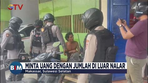 Usai Palak Sopir Preman Berkedok Juru Parkir Di Makassar Ditangkap