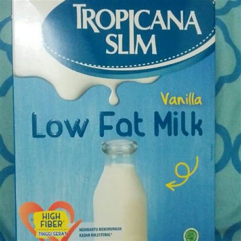 Jual Tropicana Slim Low Fat Milk Vanilla Shopee Indonesia