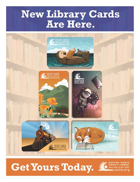 Contra Costa County Library introduces five new library card designs ...