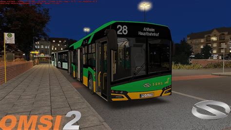 Omsi 2 Ahlheim Laurenzbach Line 28 Solaris Urbino 12 IV Cummins