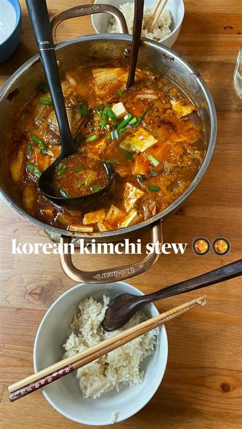 korean kimchi stew 🥘🥘 | Paleo recipes breakfast, Food, Cooking