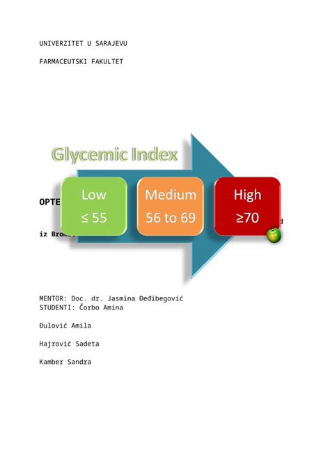 Docx Bromatologija Glikemijski Indeks Dokumen Tips