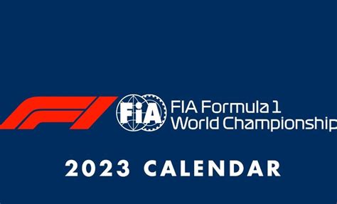 UFFICIALE Formula 1 Il Calendario Completo Della Stagione 2023