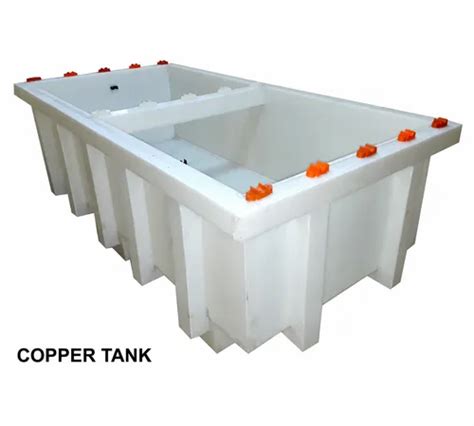 Rectangular Chemicals Oils Copper Plating Tank Capacity Liter