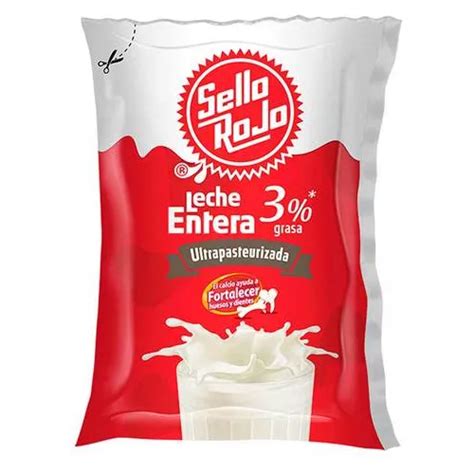 Sello Rojo Leche Ultrapasteurizada Entera