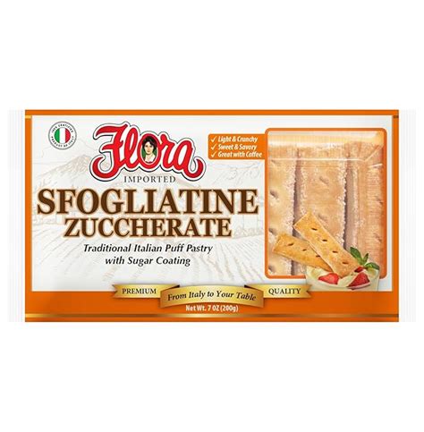 amazoncom flora italian sfogliatini zuccherate sugar coated baked