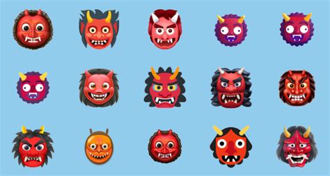 👹 Demonio Japonés Oni Emoji