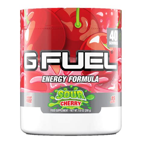 Gfuel Sour Cherry 40 Serv Get It At Gamerbulk