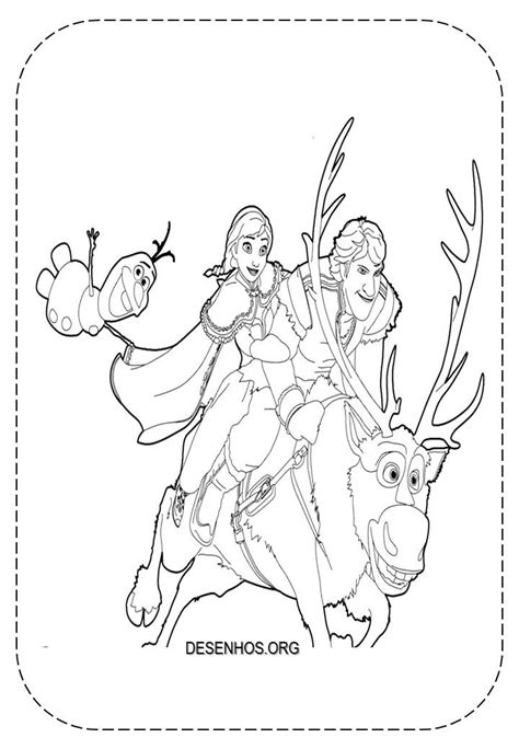 209 Desenhos Frozen 1 E 2 Para Imprimir E Colorir Frozen Coloring Pages Cartoon Coloring