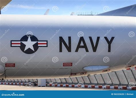 US Navy Insignia and Lettering Editorial Stock Photo - Image of stripes ...