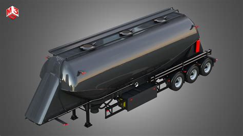 Feldbinder Silo Trailer D Model By Markos D