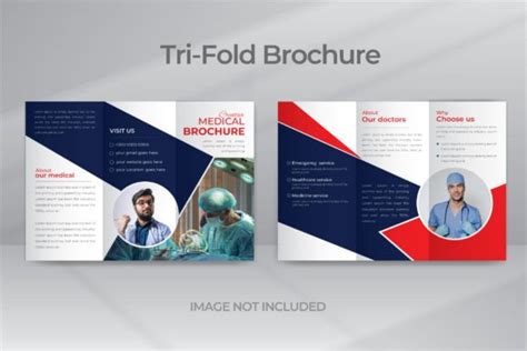 Modern Medical Trifold Brochure Template Graphic By Vmsit · Creative Fabrica