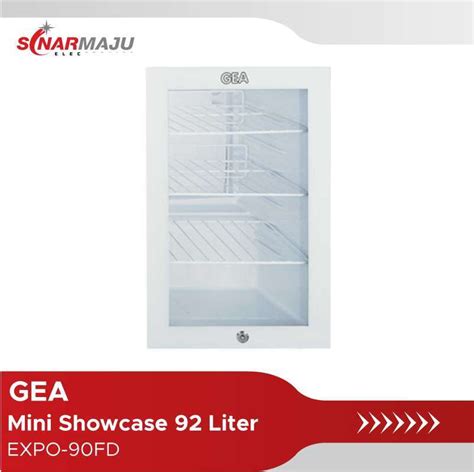 jual mini showcase  pintu gea  liter display cooler expo fd