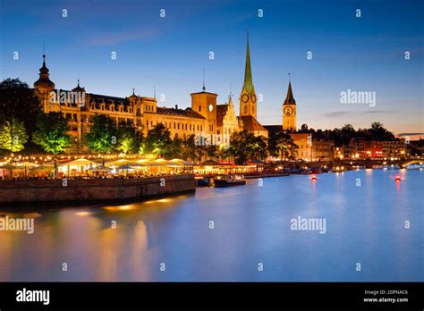 Fraumuenster And St Peter Church Zurich Switzerland Stock Photo Alamy