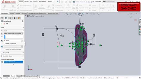 SolidWorks Pieza 17 Porta Mordaza Caliper YouTube