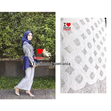 Jual Kain Songket Mesin Motif Warna Putih Tulang Pastel Benang Silver