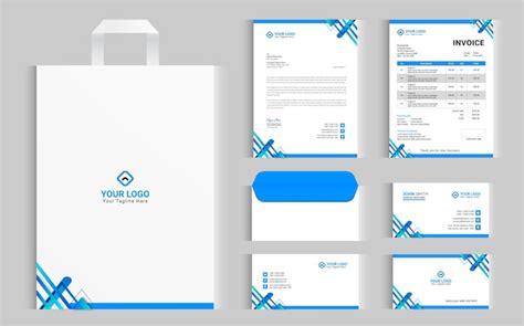 Premium Vector Creative Professional Business Branding Stationery