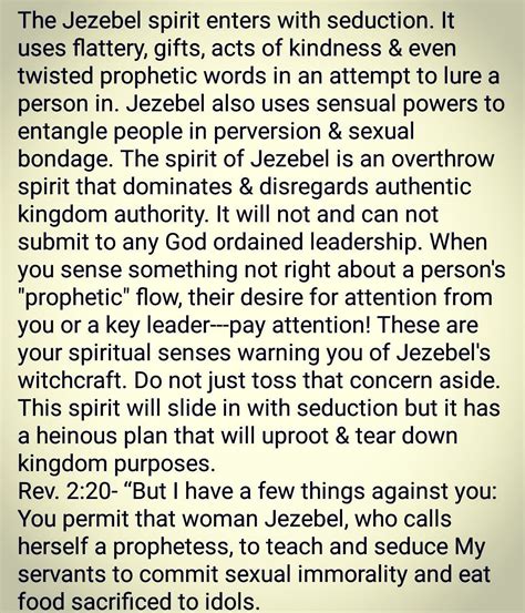 Revelation 220 Jezebel Spirit Scripture Of The Day Christian Quotes